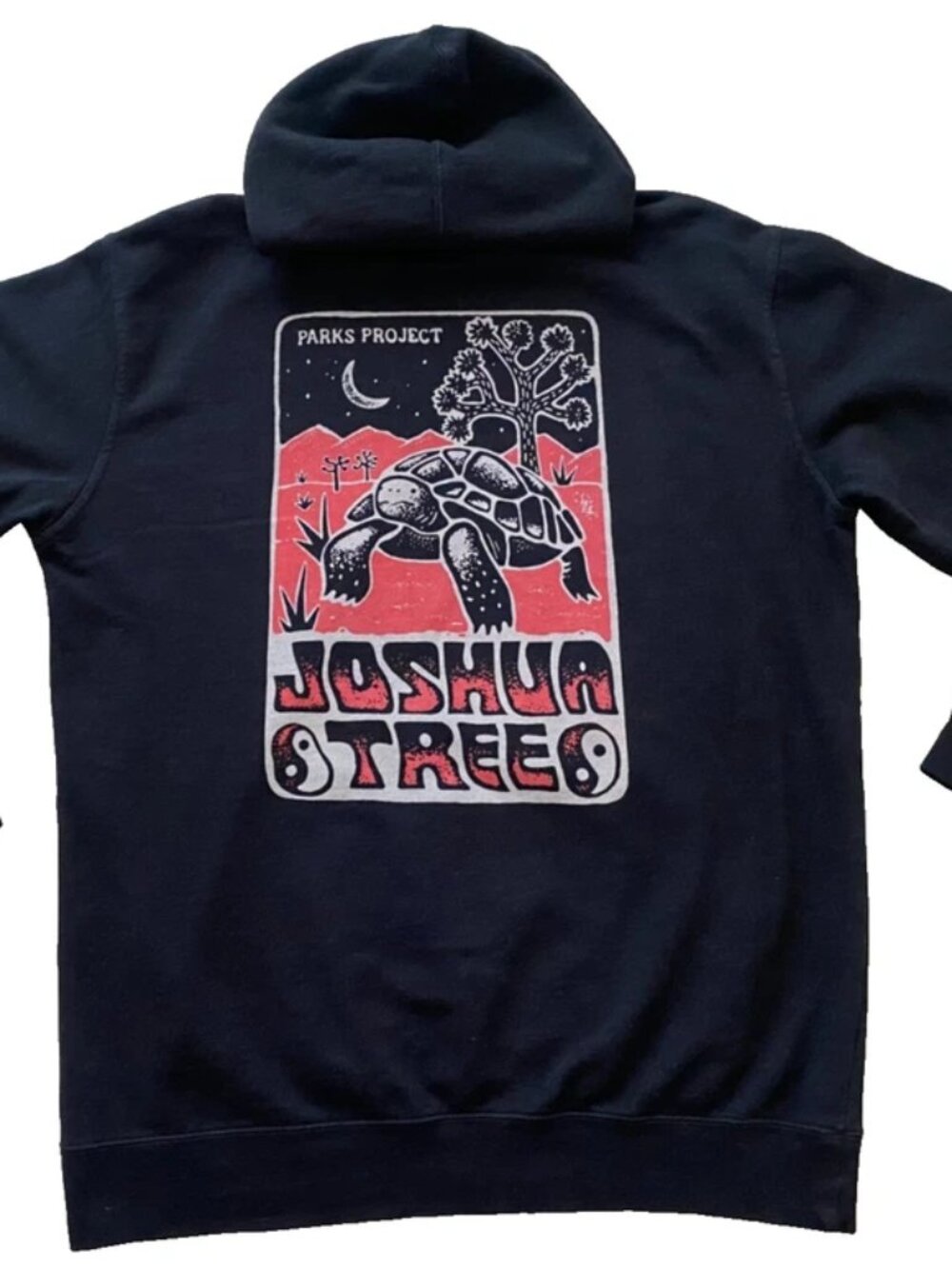 Parks Project Joshua Tree Large Black Sweatshirt Hoodie
